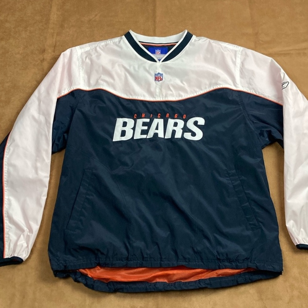 Size XL Reebok NFL Chicago Bears Pullover Jacket